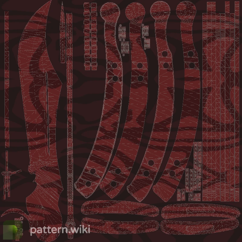 Butterfly Knife Slaughter seed 646 pattern template