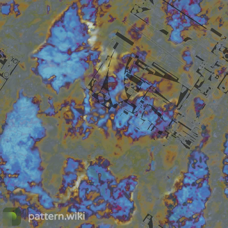 AK-47 Case Hardened seed 482 pattern template