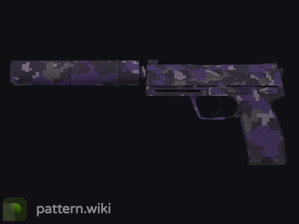 USP-S Purple DDPAT seed 256