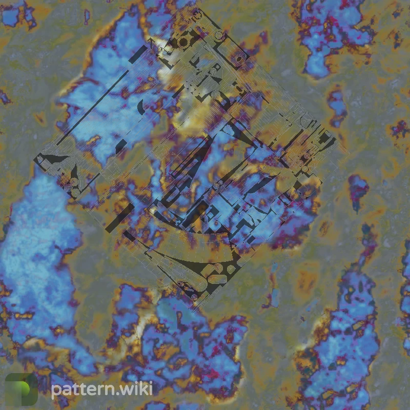 AK-47 Case Hardened seed 28 pattern template