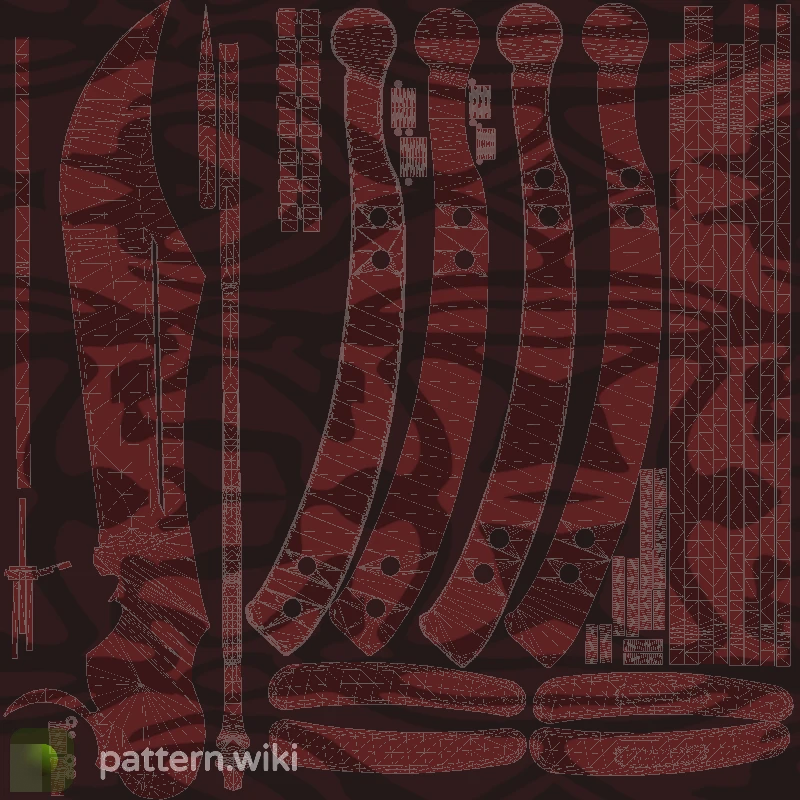 Butterfly Knife Slaughter seed 748 pattern template