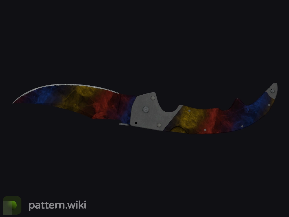 Falchion Knife Marble Fade seed 928