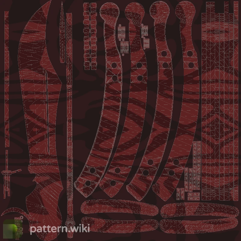 Butterfly Knife Slaughter seed 563 pattern template