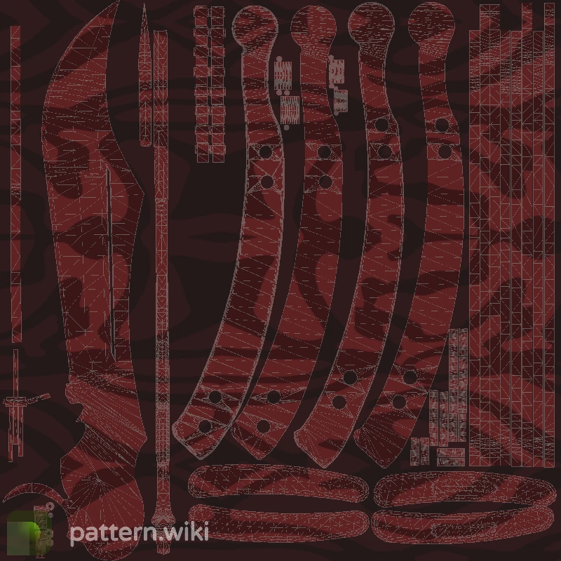 Butterfly Knife Slaughter seed 309 pattern template