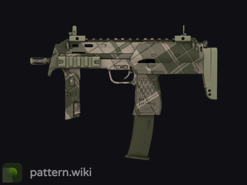 MP7 Olive Plaid seed 418