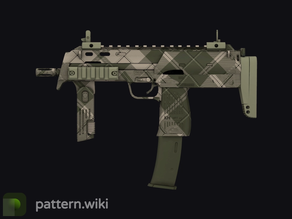 MP7 Olive Plaid seed 988