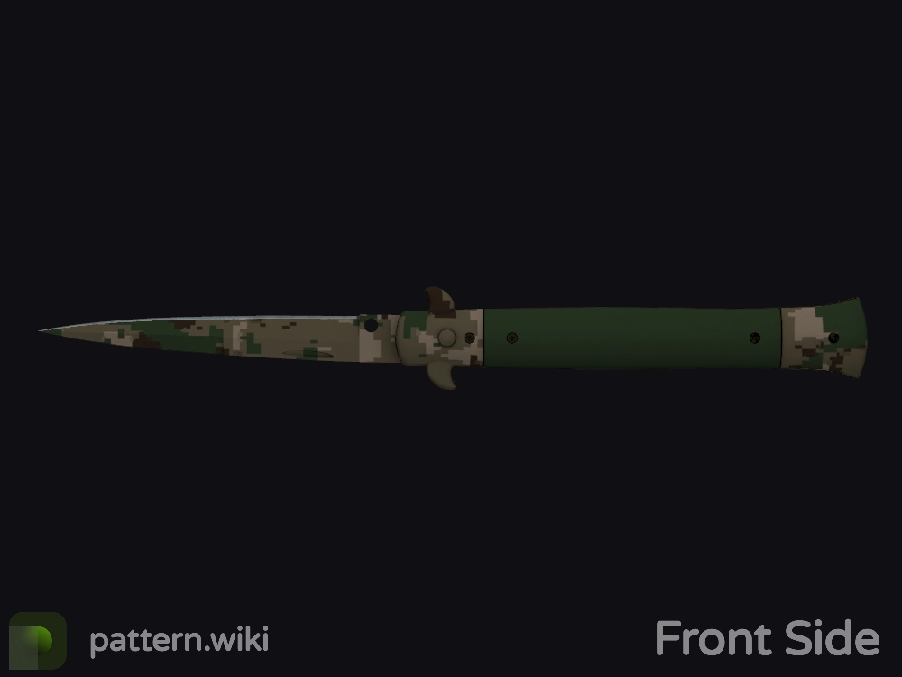 Stiletto Knife Forest DDPAT seed 0