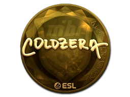 Sticker coldzera (Gold) | Katowice 2019 preview