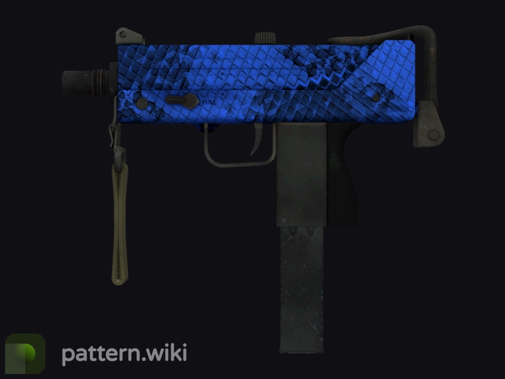 MAC-10 Lapis Gator seed 437