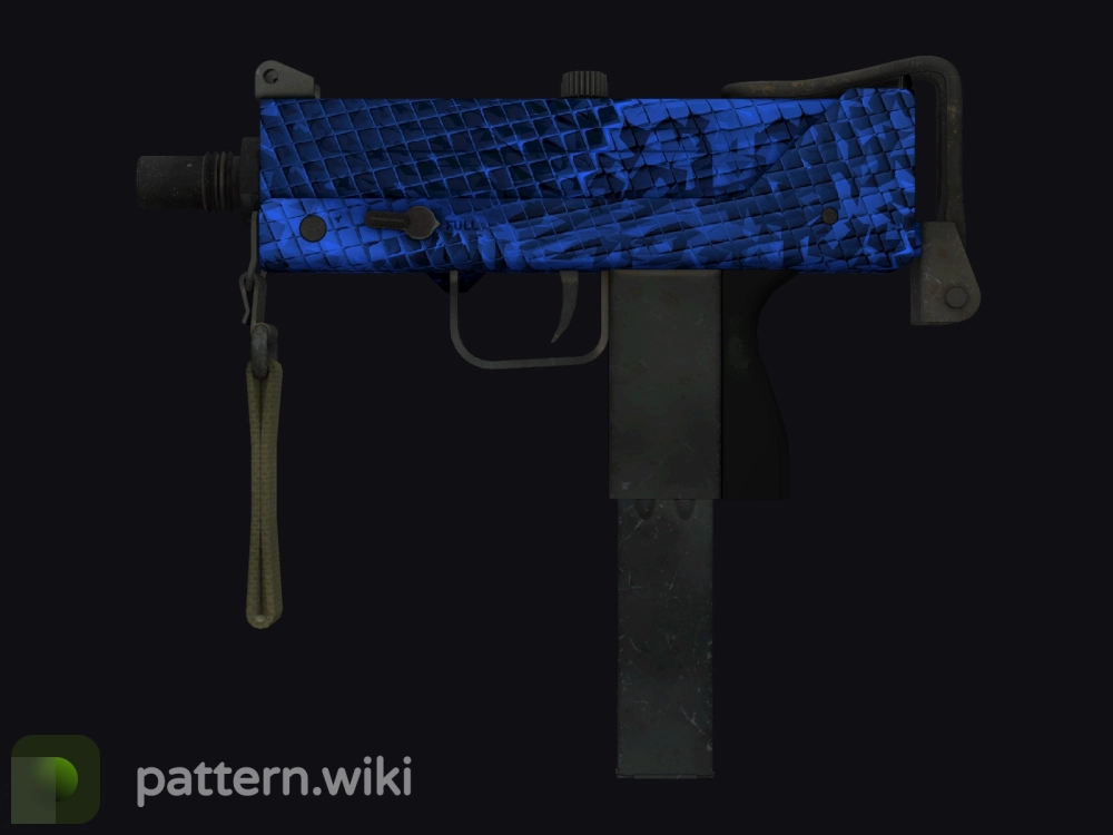 MAC-10 Lapis Gator seed 337