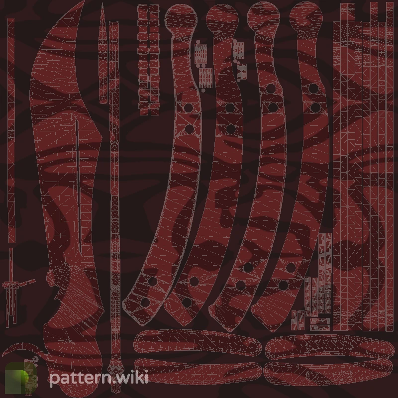 Butterfly Knife Slaughter seed 434 pattern template