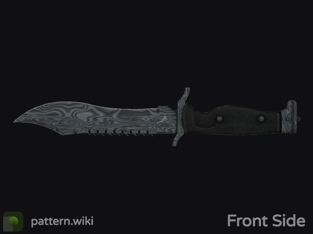 Bowie Knife Damascus Steel seed 444