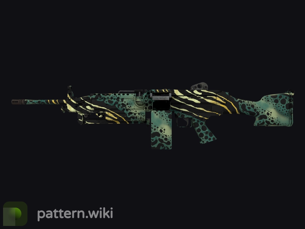 M249 Emerald Poison Dart seed 744