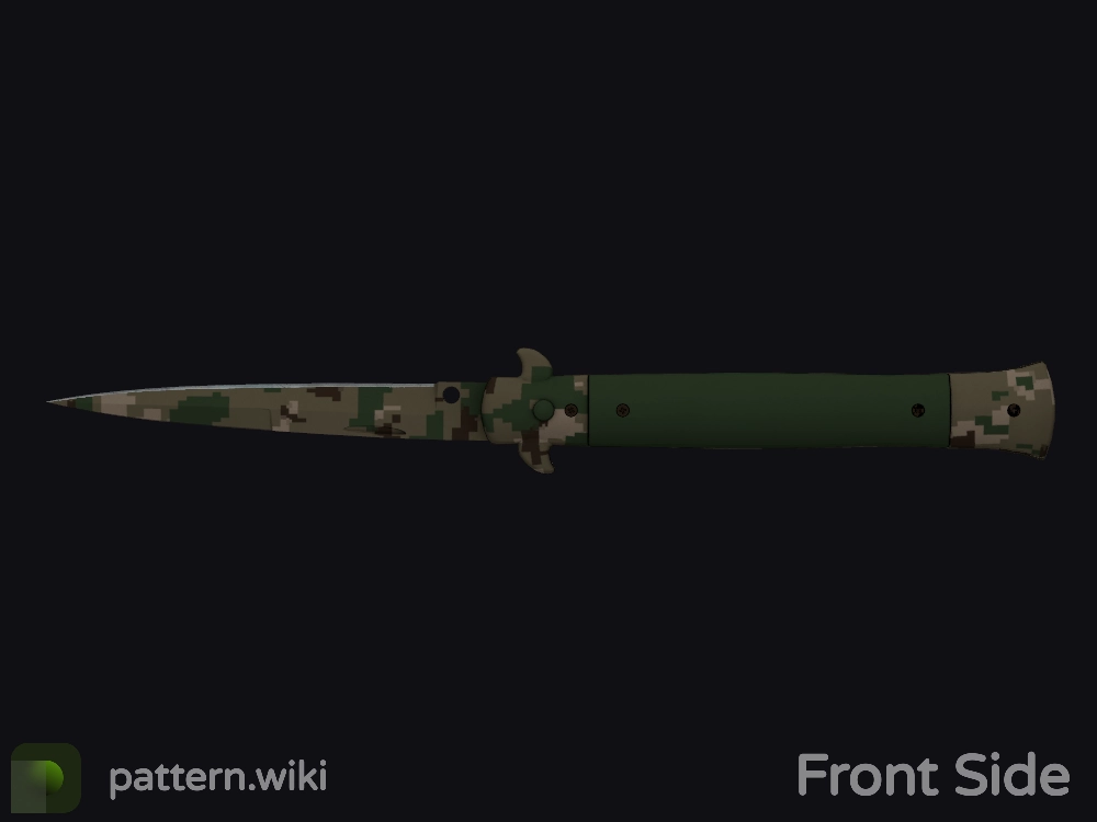 Stiletto Knife Forest DDPAT seed 406