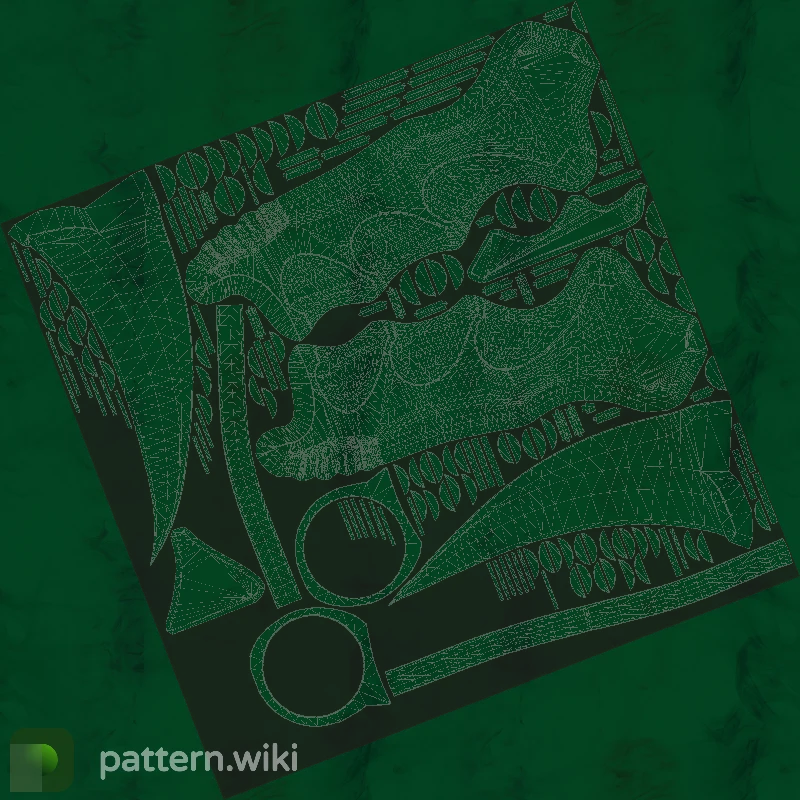 Karambit Gamma Doppler seed 615 pattern template