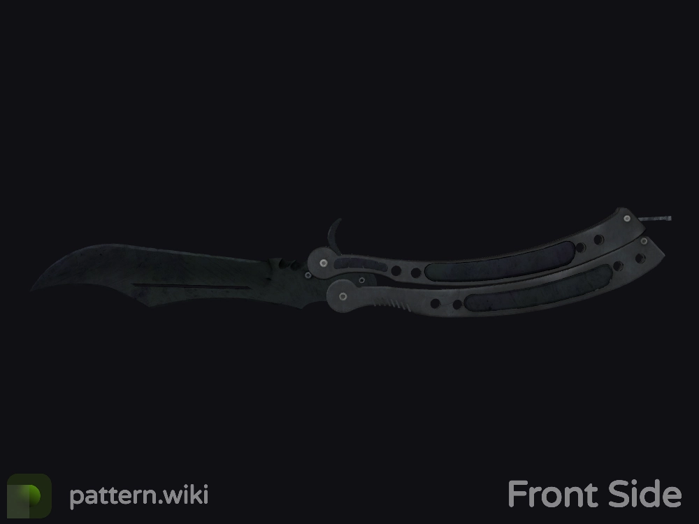 Butterfly Knife Blue Steel seed 552