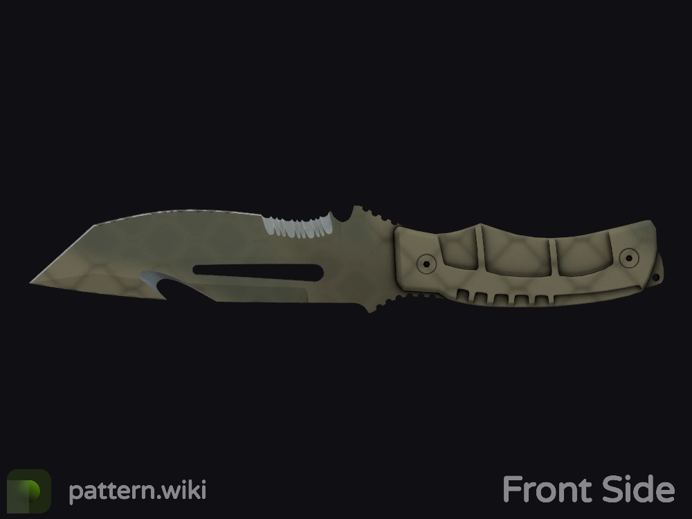 Survival Knife Safari Mesh seed 569