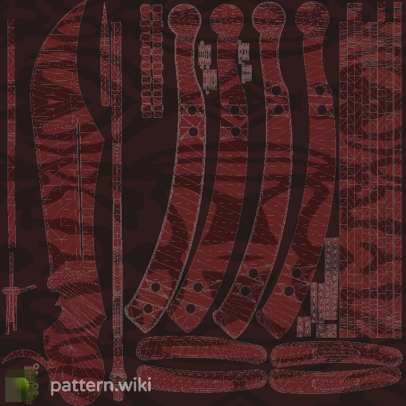 Butterfly Knife Slaughter seed 672 pattern template