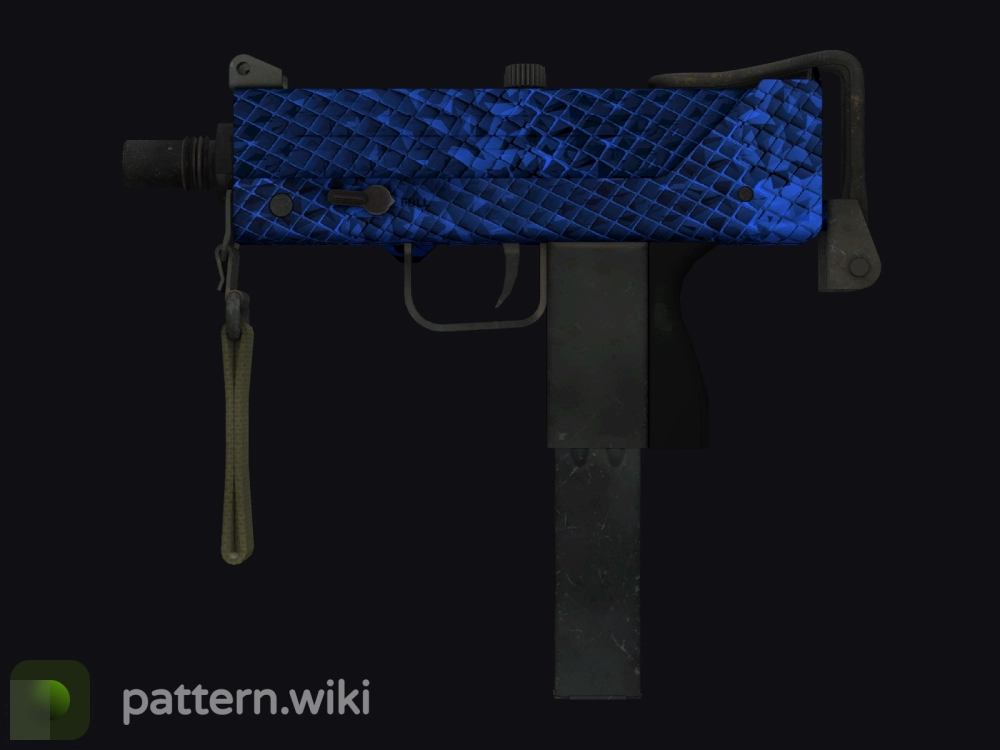 MAC-10 Lapis Gator seed 169