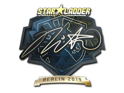 Sticker nitr0 (Gold) | Berlin 2019 preview