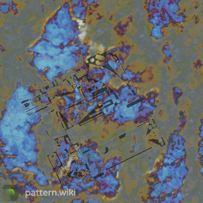 AK-47 Case Hardened seed 245 pattern template