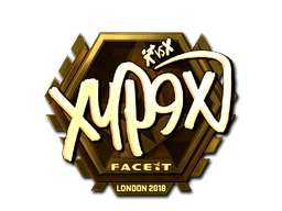 Sticker Xyp9x (Gold) | London 2018 preview