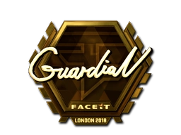 Sticker GuardiaN (Gold) | London 2018 preview