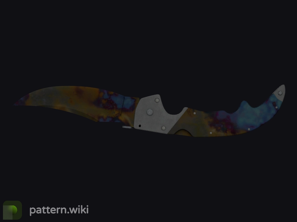 Falchion Knife Case Hardened seed 291