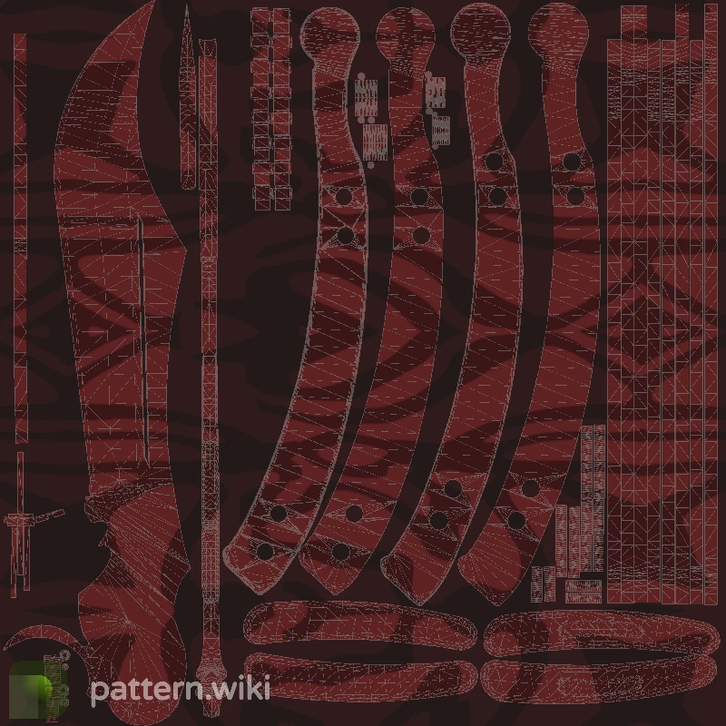 Butterfly Knife Slaughter seed 383 pattern template