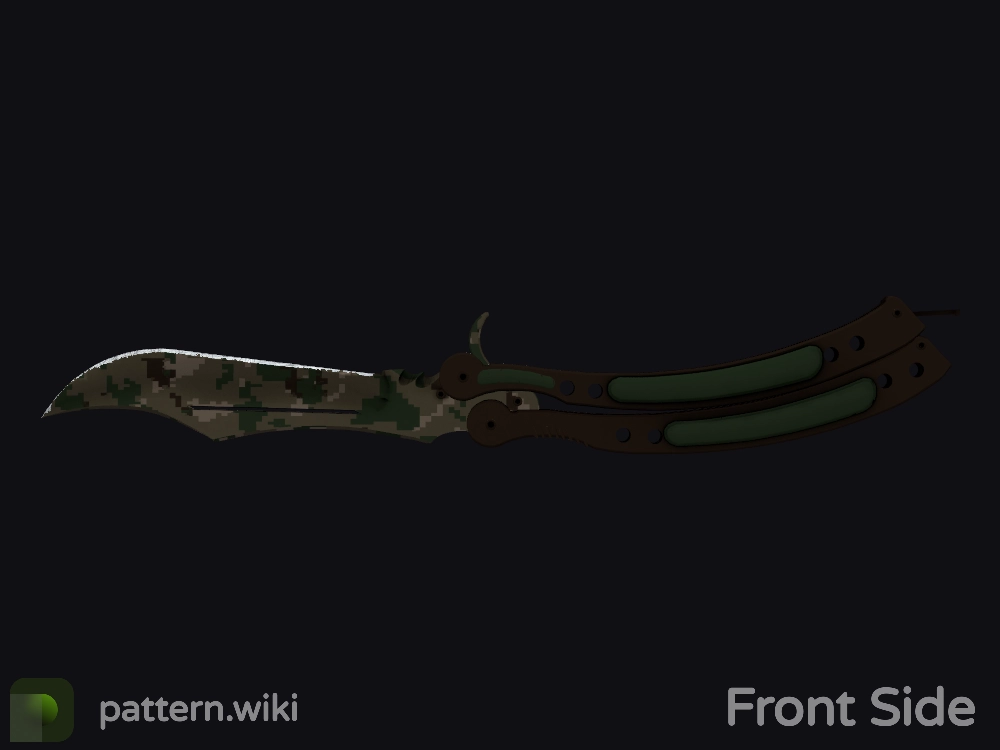Butterfly Knife Forest DDPAT seed 100