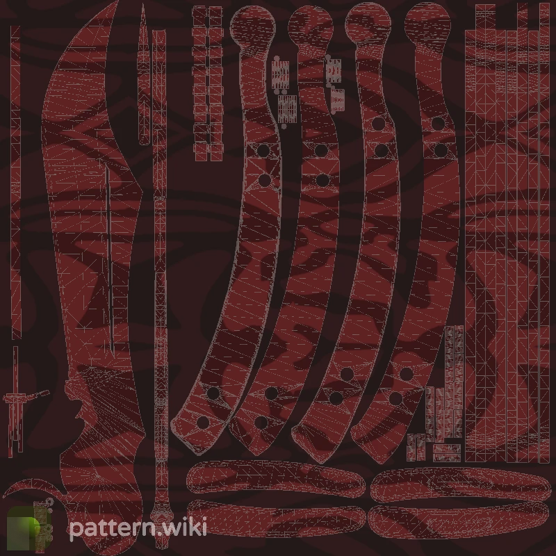 Butterfly Knife Slaughter seed 677 pattern template