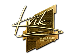 Sticker Kvik (Gold) | Boston 2018 preview