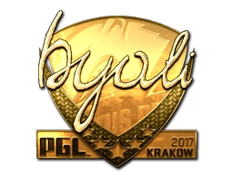 Sticker byali (Gold) | Krakow 2017 preview