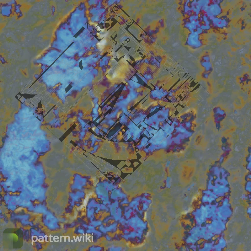 AK-47 Case Hardened seed 791 pattern template