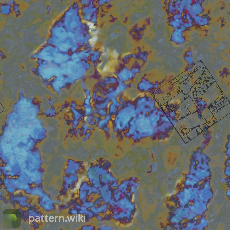 Five-SeveN Case Hardened seed 999 pattern template