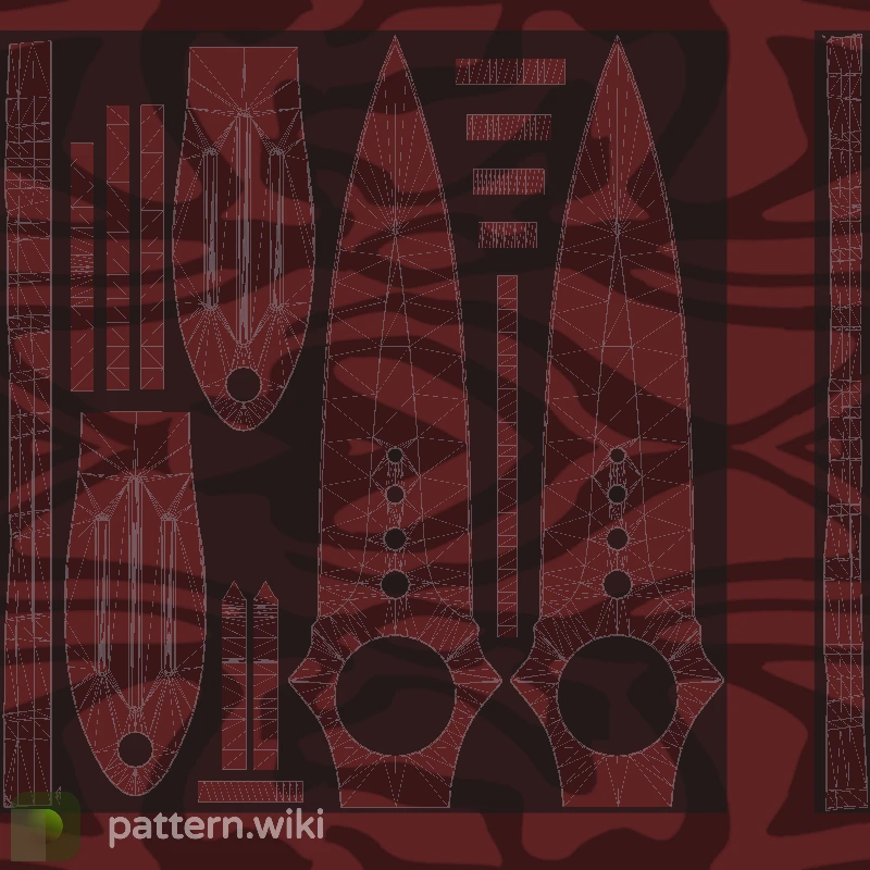 Skeleton Knife Slaughter seed 107 pattern template