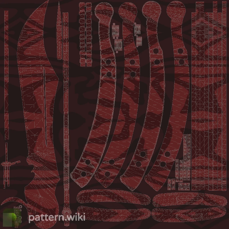 Butterfly Knife Slaughter seed 867 pattern template