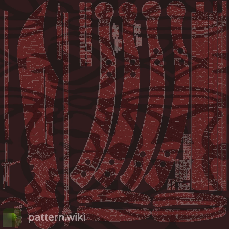 Butterfly Knife Slaughter seed 428 pattern template