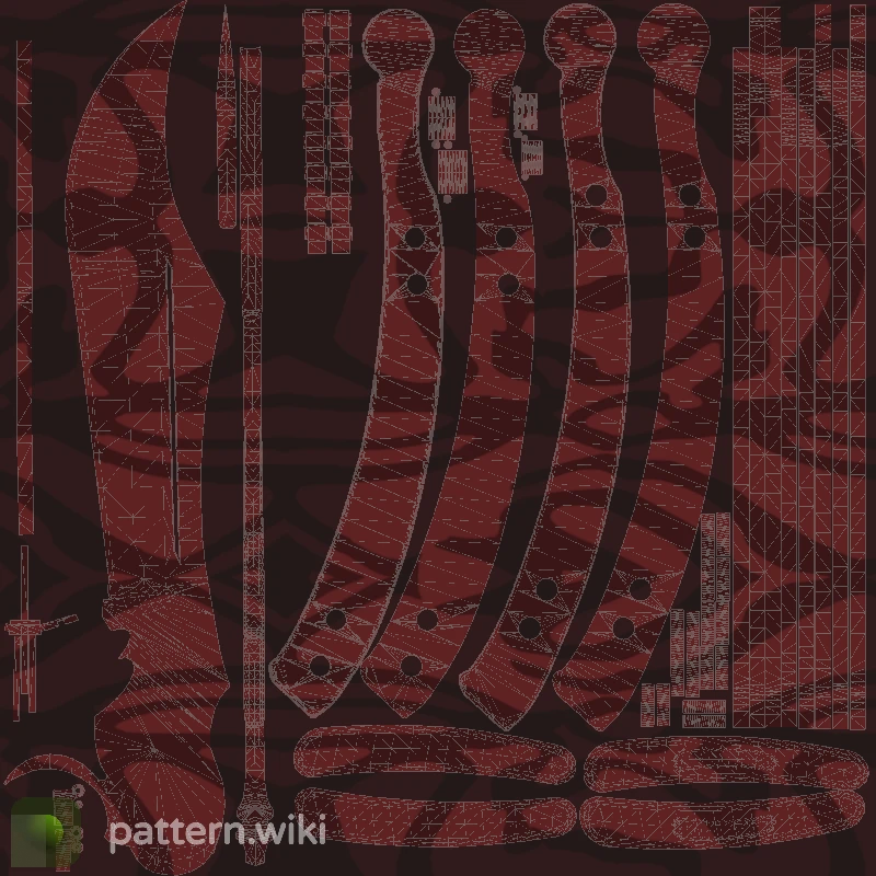 Butterfly Knife Slaughter seed 697 pattern template