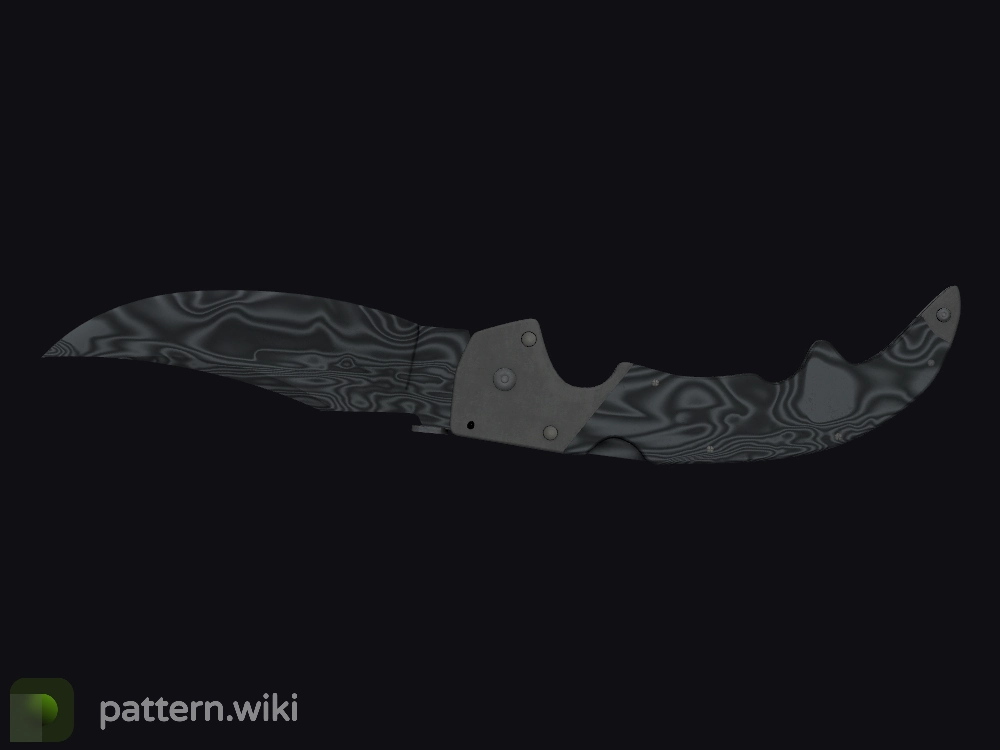 Falchion Knife Damascus Steel seed 697