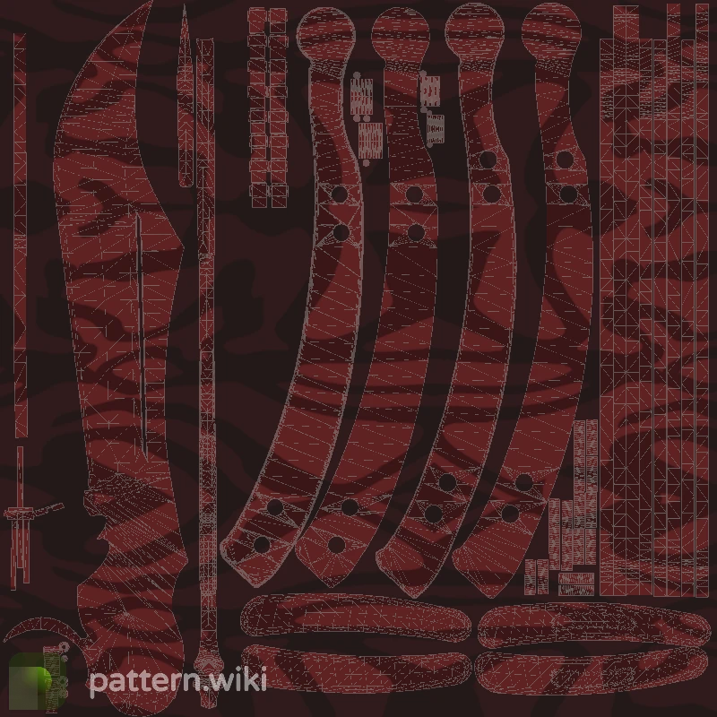 Butterfly Knife Slaughter seed 39 pattern template