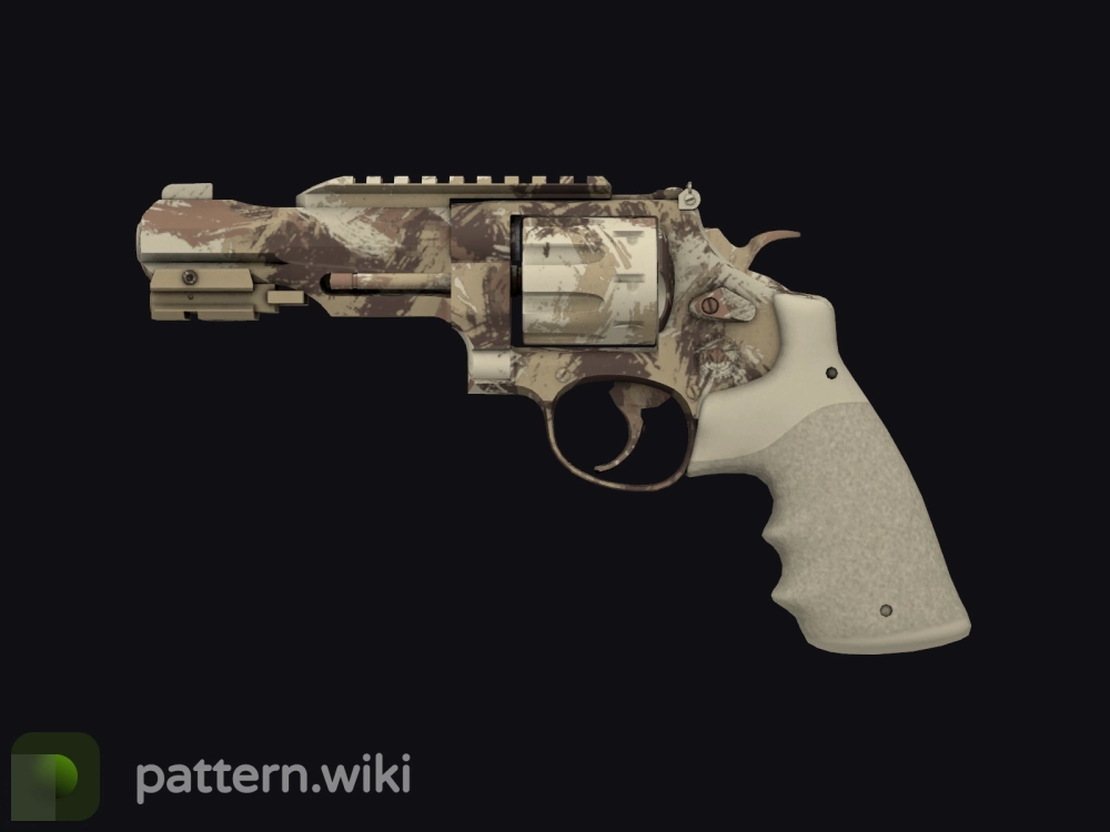 R8 Revolver Desert Brush seed 42