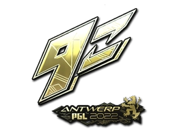 Sticker 9z Team (Gold) | Antwerp 2022 preview