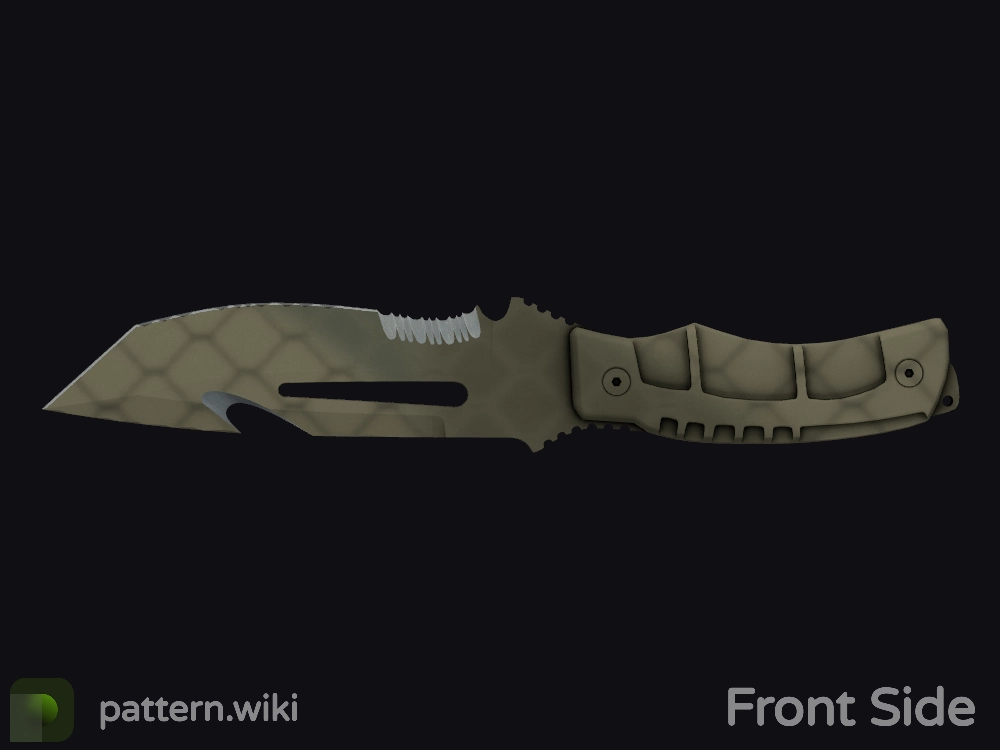 Survival Knife Safari Mesh seed 634