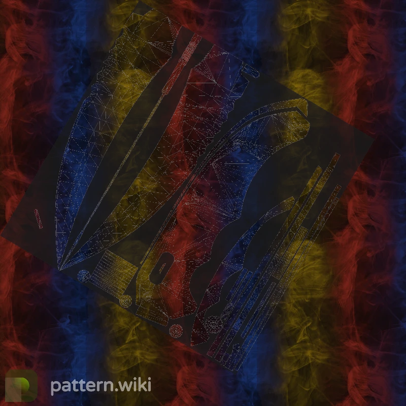 Flip Knife Marble Fade seed 120 pattern template