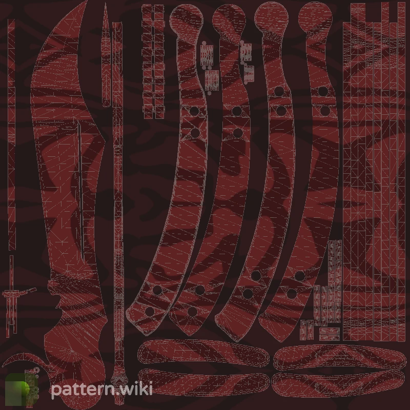 Butterfly Knife Slaughter seed 959 pattern template