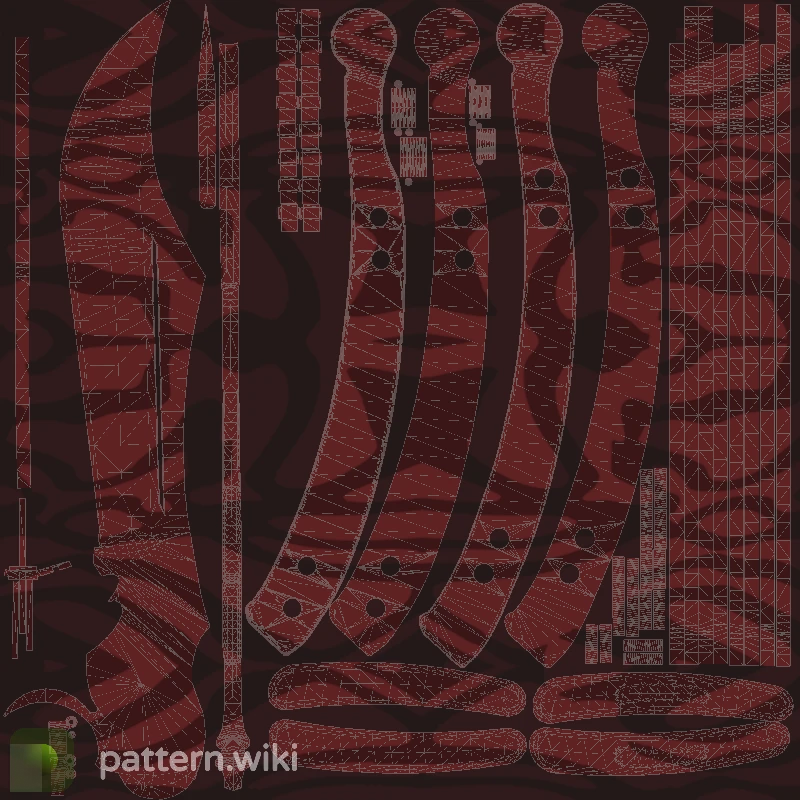 Butterfly Knife Slaughter seed 303 pattern template