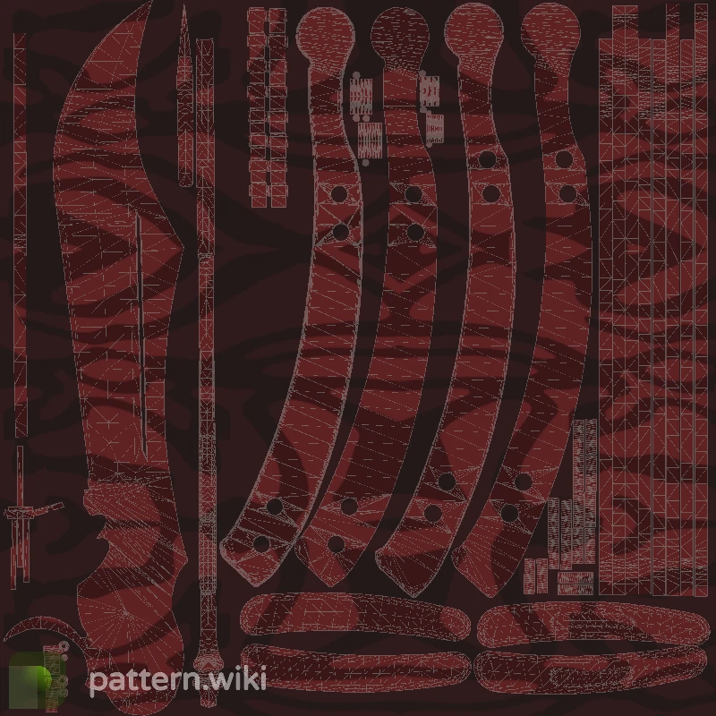 Butterfly Knife Slaughter seed 947 pattern template