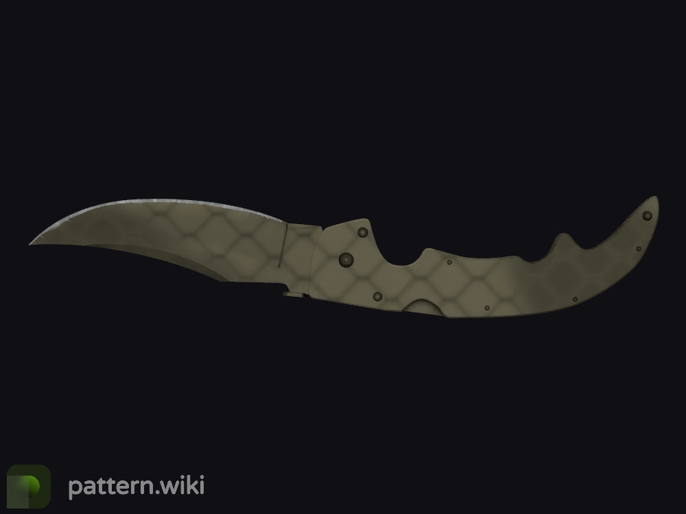 Falchion Knife Safari Mesh seed 237