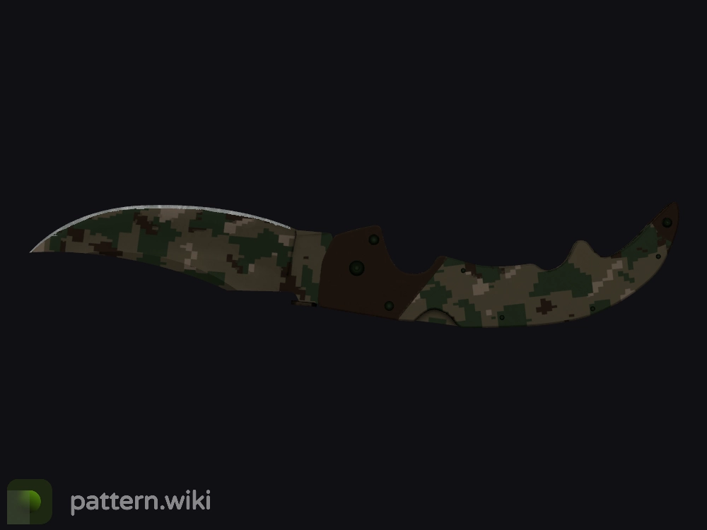 Falchion Knife Forest DDPAT seed 395